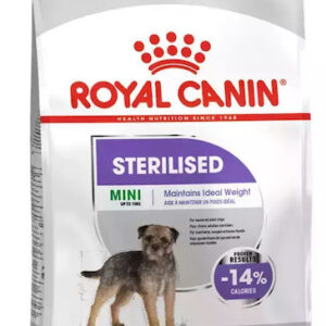 Royal Canin Mini Sterilised 8kg Ξηρά Τροφή για Ενήλικους Στειρωμένους Σκύλους Μικρόσωμων Φυλών με Πουλερικά
