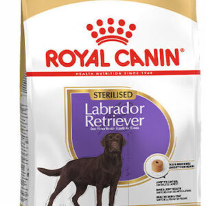 Royal Canin Sterilised Labrador Retriever 12kg Ξηρά Τροφή για Ενήλικους Στειρωμένους Σκύλους Μεγαλόσωμων Φυλών με Καλαμπόκι, Πουλερικά και Ρύζι