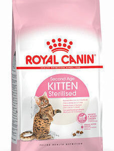 Royal Canin Sterilised Ξηρά Τροφή για Ανήλικες Στειρωμένες Γάτες με Πουλερικά / Ρύζι / Καλαμπόκι 2kg
