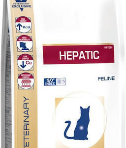 Royal Canin Veterinary Diet Hepatic Ξηρά Τροφή Διαίτης, χωρίς Γλουτένη για Ενήλικες Γάτες με Πουλερικά 4kg