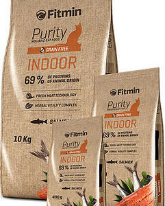 Fitmin Purity Indoor Ξηρά Τροφή χωρίς Σιτηρά & Γλουτένη για Ενήλικες Γάτες με Σολομό 1.5kg