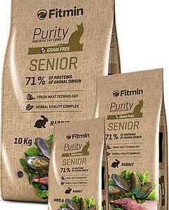 Fitmin Purity Senior Ξηρά Τροφή χωρίς Σιτηρά & Γλουτένη για Ηλικιωμένες Στειρωμένες Γάτες με Κουνέλι 1.5kg