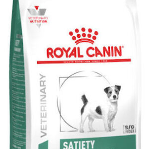 Royal Canin Veterinary Satiety Weight Management Small Dogs 1.5kg Ξηρά Τροφή Διαίτης για Ενήλικους Στειρωμένους Σκύλους Μικρόσωμων Φυλών με Καλαμπόκι και Πουλερικά