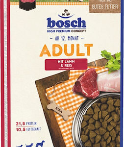 Bosch Petfood Concepts Adult 15kg Ξηρά Τροφή χωρίς Σιτηρά & Γλουτένη για Ενήλικους Σκύλους με Ρύζι και Αρνί
