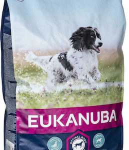 Eukanuba Active Adult Medium Breed 15kg Ξηρά Τροφή για Ενήλικους Σκύλους Μεσαίων Φυλών με Κοτόπουλο