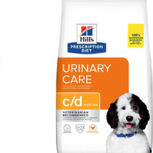 Hill's Prescription Diet Urinary Care C/D 12kg Ξηρά Τροφή για Ενήλικους Σκύλους με Κοτόπουλο