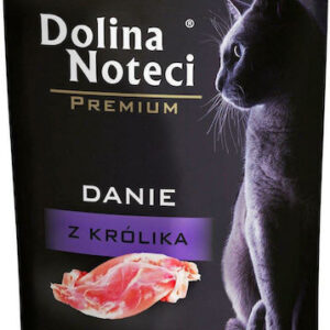 Dolina Noteci Premium Υγρή Τροφή για Ενήλικες Γάτες σε Φακελάκι με Αρνί, Κοτόπουλο, Κουνέλι και Μοσχάρι χωρίς Σιτηρά 85gr