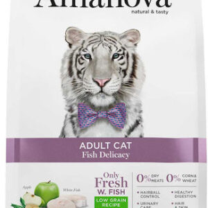 Amanova Adult Ξηρά Τροφή χωρίς Σιτηρά & Γλουτένη για Ενήλικες Γάτες με Ευαίσθητο Ουροποιητικό με Ψάρια 1.5kg