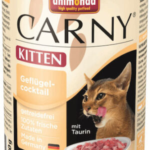Animonda Carny Kitten Υγρή Τροφή για Ανήλικες Γάτες σε Κονσέρβα με Πουλερικά χωρίς Γλουτένη 400gr 10914