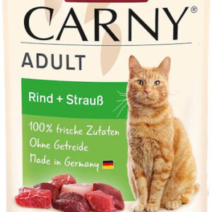 Animonda Carny Adult Cat Υγρή Τροφή για Ενήλικες Γάτες σε Φακελάκι με Μοσχάρι χωρίς Γλουτένη 85gr