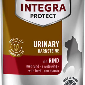 Animonda Integra Protect Harnsteine Υγρή Τροφή για Ενήλικες Γάτες σε Φακελάκι με Βοδινό χωρίς Σιτηρά 85gr A5-86631