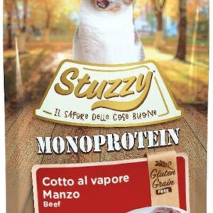 Stuzzy Monoprotein Υγρή Τροφή για Ενήλικες Γάτες σε Φακελάκι με Βοδινό χωρίς Σιτηρά & Γλουτένη 85gr