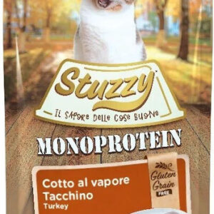 Stuzzy Monoprotein Υγρή Τροφή για Ενήλικες Γάτες σε Φακελάκι με Γαλοπούλα χωρίς Γλουτένη 85gr