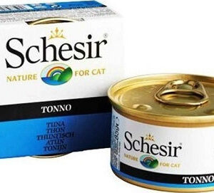 Schesir Nature for Cat Υγρή Τροφή για Ενήλικες Γάτες σε Κονσέρβα με Τόνο χωρίς Γλουτένη 85gr 01064010