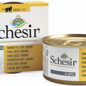 Schesir Nature for Cat Υγρή Τροφή για Ενήλικες Γάτες σε Κονσέρβα με Τόνο χωρίς Γλουτένη 85gr 55061114