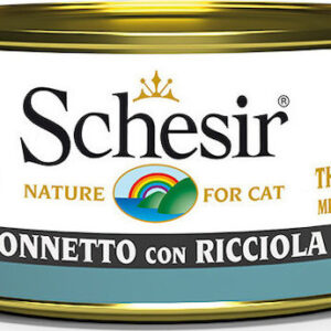 Schesir Nature for Cat Υγρή Τροφή για Ενήλικες Γάτες σε Κονσέρβα με Τόνο χωρίς Γλουτένη 85gr 55061338