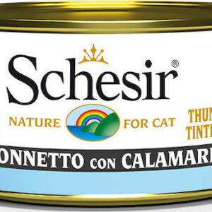 Schesir Nature for Cat Υγρή Τροφή για Ενήλικες Γάτες σε Κονσέρβα με Τόνο χωρίς Γλουτένη 85gr 55061332