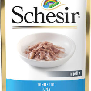 Schesir in Jelly Υγρή Τροφή για Ανήλικες Γάτες σε Φακελάκι με Τόνο χωρίς Γλουτένη 85gr 55061404