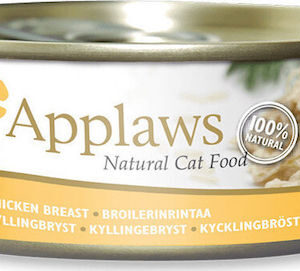 Applaws Natural Cat Food Υγρή Τροφή για Ενήλικες Γάτες σε Κονσέρβα με Κοτόπουλο 70gr