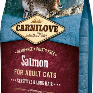 Carnilove Into The Wild Salmon Ξηρά Τροφή χωρίς Σιτηρά για Ενήλικες Στειρωμένες Γάτες με Σολομό 2kg
