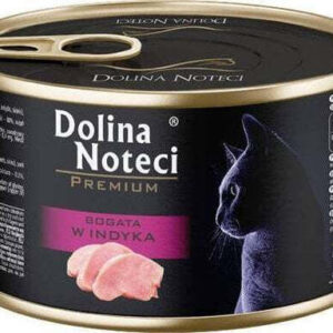 Dolina Noteci Premium Υγρή Τροφή για Γάτες σε Κονσέρβα με Γαλοπούλα 185gr