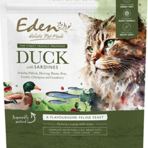 Eden Ξηρά Τροφή Γάτας με Πάπια 1.5kg