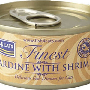 Fish4Cats Finest Υγρή Τροφή για Ενήλικες Γάτες σε Κονσέρβα με Γαρίδες και Σαρδέλα 70gr CSW897