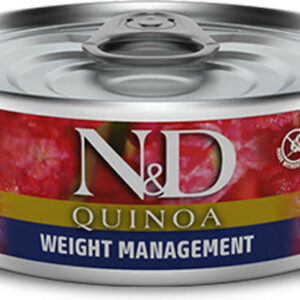 Farmina Quinoa Weight Management Υγρή Τροφή για Ενήλικες Γάτες σε Κονσέρβα με Αρνί χωρίς Σιτηρά & Γλουτένη 80gr 22.09.001