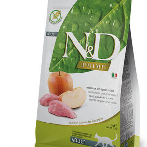 Farmina N&D Prime Adult Ξηρά Τροφή χωρίς Σιτηρά & Γλουτένη για Ενήλικες Γάτες με Αγριογούρουνο 0.3kg