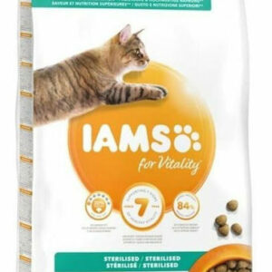 Iams for Vitality Ξηρά Τροφή χωρίς Γλουτένη για Στειρωμένες Γάτες με Κοτόπουλο 10kg