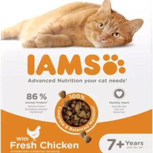 Iams Advanced Nutrition Ξηρά Τροφή χωρίς Γλουτένη για Ηλικιωμένες Γάτες με Κοτόπουλο 10kg