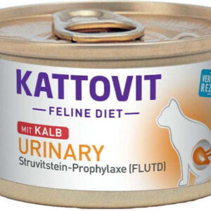 Kattovit Urinary Υγρή Τροφή για Ενήλικες Γάτες σε Κονσέρβα με Μοσχάρι χωρίς Γλουτένη 85gr 34-129