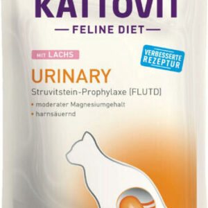 Kattovit Urinary Υγρή Τροφή για Ενήλικες Γάτες σε Φακελάκι με Σολομό 85gr
