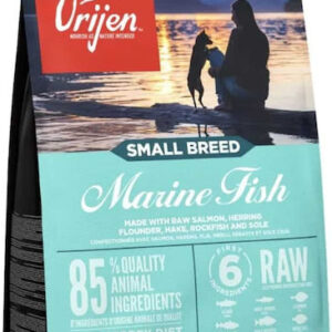 Orijen Small Breed Marine Fish 1.8kg Ξηρά Τροφή χωρίς Σιτηρά για Ενήλικους Σκύλους Μικρόσωμων Φυλών με Ρέγγα και Σολομό