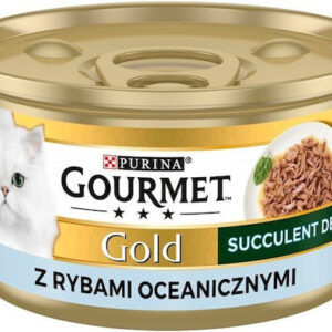 Purina Gourmet Gold Υγρή Τροφή για Ενήλικες Γάτες σε Κονσέρβα με Ψάρια 85gr