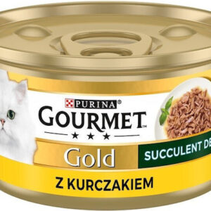 Purina Gourmet Gold Υγρή Τροφή για Ενήλικες Γάτες σε Κονσέρβα με Κοτόπουλο 85gr