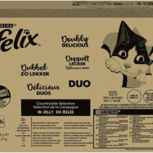Purina Fantastic Duo Mix Υγρή Τροφή για Γάτες 85gr