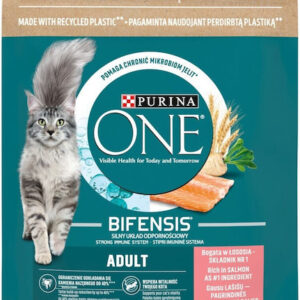 Purina One Ξηρά Τροφή χωρίς Γλουτένη για Ενήλικες Γάτες με Σολομό 0.8kg