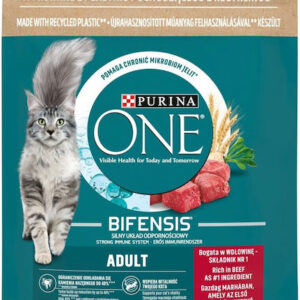 Purina One Ξηρά Τροφή χωρίς Γλουτένη για Ενήλικες Γάτες με Βοδινό 0.8kg