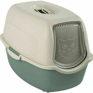 Rotho My Pet Bailey Τουαλέτα Γάτας Κλειστή Πράσινη Μ56 x Π40 x Υ39cm