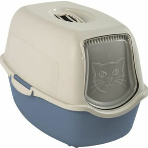 Rotho My Pet Bailey Τουαλέτα Γάτας Κλειστή Μπλε Μ56 x Π40 x Υ39cm