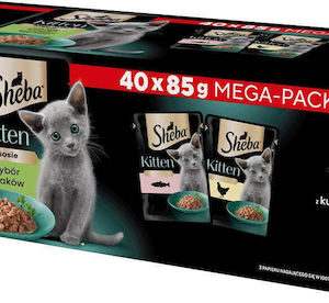 Sheba Selection Υγρή Τροφή για Ανήλικες Γάτες σε Φακελάκι με Κοτόπουλο χωρίς Γλουτένη 85gr