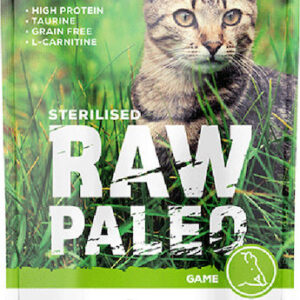 VetExpert Raw Paleo Sterilised Game Υγρή Τροφή για Ενήλικες Γάτες σε Φακελάκι με Κυνήγι χωρίς Γλουτένη 100gr