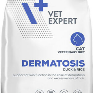 VetExpert Dermatosis Ξηρά Τροφή Γάτας με Πάπια / Ρύζι 2kg