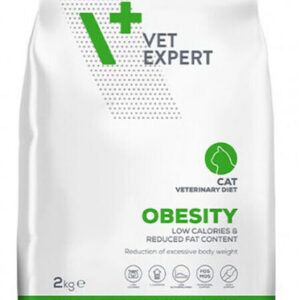 VetExpert Obesity Ξηρά Τροφή Γάτας με Πουλερικά / Κρέας / Πατάτες / Καλαμπόκι / Ρύζι / Λαχανικά / Συκώτι 2kg