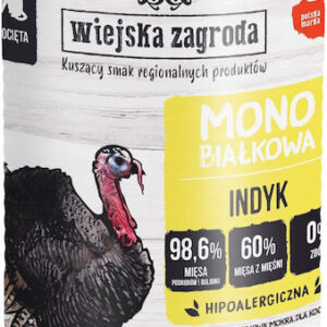 Wiejska Zagroda Υγρή Τροφή για Ανήλικες Γάτες σε Κονσέρβα με Γαλοπούλα 400gr