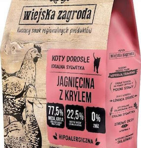 Wiejska Zagroda Ξηρά Τροφή για Ενήλικες Στειρωμένες Γάτες με Αρνί 5kg