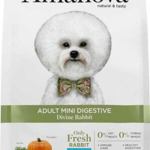 Amanova Adult Mini Digestive 2kg Ξηρά Τροφή χωρίς Σιτηρά για Ενήλικους Σκύλους Μικρόσωμων Φυλών με Κουνέλι