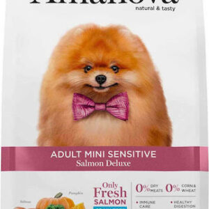 Amanova Adult Mini Sensitive 2kg Ξηρά Τροφή χωρίς Σιτηρά για Ενήλικους Σκύλους με Σολομό