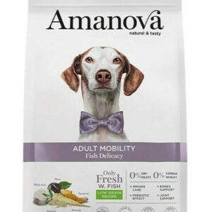 Amanova Adult Mobility 2kg Ξηρά Τροφή χωρίς Σιτηρά & Γλουτένη για Ενήλικους Σκύλους με Ψάρια
